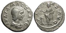 Ancient Coins - Julia Maesa AR Denarius : PIETAS AVG
