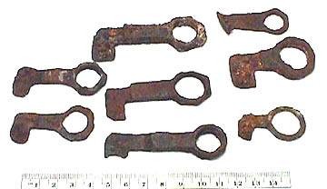 Ancient Coins - Roman/ Early Medieval Iron Key 