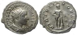 Ancient Coins - Gordian III AR Antoninianus : VIRTVTI AVGVSTI : Hercules