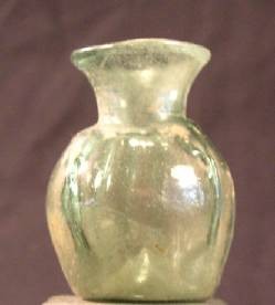 Ancient Coins - Glass Bottle, Roman, AD 100-300