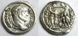 Ancient Coins - Diocletian, AD 284–305, AR argenteus