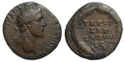 Ancient Coins - Antoninus Pius Ae Dupondius : TR POT / XIX / COS IIII / SC