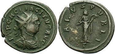 Ancient Coins - Tacitus, AE Antoninianus AD 275-276 