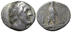 Ancient Coins - Ptolemaios II Philadelphos AR Tetradrachm : Eagle Standing