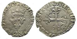 World Coins - Charles VI : Kings of France : AR Florette