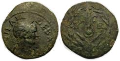 Ancient Coins - Poppaea, Wife of Nero Ae : Perinthus Thrace : Headdress of Isis