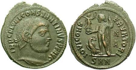 Ancient Coins - Constantine I AD 307-337 AE Follis