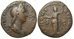 Ancient Coins - Sabina Ae As : IVNONI REGINAE
