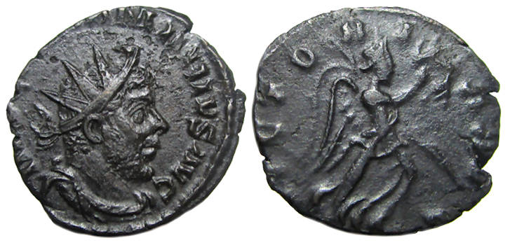 Marius Ae Antoninianus : VICTORIA AVG | Roman Imperial Coins
