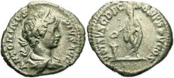 Ancient Coins - Caracalla as Caesar, AD196-198, AR denarius