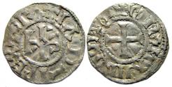 World Coins - Charles II 'the Bald' AR Denarius : Carolingian Kings : LeMans Mint