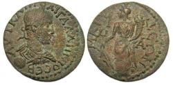Ancient Coins - Gallienus Ae : Magydos Pamphylia : Tyche