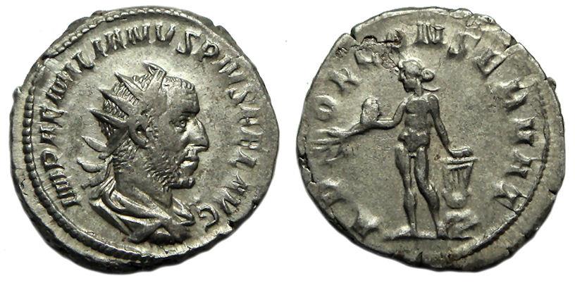 Aemilian AR Antoninianus : APOL CONSERVAT | Roman Imperial Coins