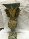 Ancient Coins - Gu Form Ming Dynasty Gilded Bronze Wine Holder