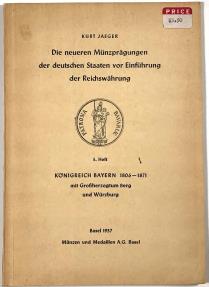 World Coins - Die Neueren Munzpragungen Deutschen Staaten Enfuhrung 1806-1873 Kurt Jaeger  4 Vol