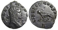 Ancient Coins - Gallienus Ae Antoninianus : LIBERO P CONS AVG : Panther