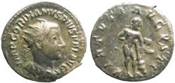 Ancient Coins - Gordian III AR22 Antoninianus. Hercules. Rome