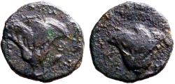 Ancient Coins - Caria, Rhodes AE10.5 Rose / Rose