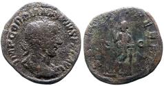 Ancient Coins - Gordian III AE33 Sestertius. Securitas