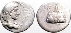 Ancient Coins - Hadrian AR14 hemidrachm. Cappadocia, Caesarea. Mt. Argaeus