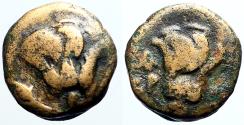 Ancient Coins - Caria, Rhodes. AE11. Rose / Rose
