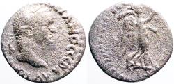 Ancient Coins - Vespasian AR13 Hemidrachm. Cappadocia, Caesarea. Nike
