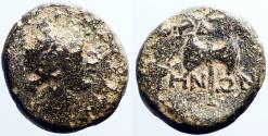 Ancient Coins - Lydia, Thyateira AE15 Apollo / Double Axe