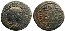 Ancient Coins - Philip I AE24 Pisidia, Antioch. Vexxillum & standards
