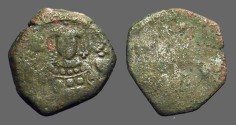 Ancient Coins - Manuel I AE 1/2 Tetarteron.  Monogram #58