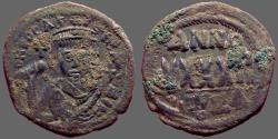 Ancient Coins - Phocas AE30 Follis.  XXXX. year 4.  Cyzicus