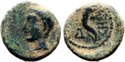 Ancient Coins - Augustus AE13 Thrace, Sestos. Cornucopia