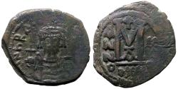 Ancient Coins - Heraclius AE30 Follis. Nicomedia. year 2