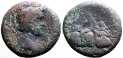 Ancient Coins - Antoninus Pius AE22 Mt. Argaeus.  Cappadocia