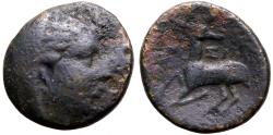 Ancient Coins - Ionia, Ephesos AE16 Arsinoe II / Stag