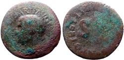 Ancient Coins - Drusus  AE27 as. Issued by Tiberius. Rome
