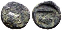 Ancient Coins - Phrygia, Kibyra AE10.5 Bull butting right
