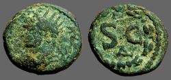 Ancient Coins - Antoninus Pius AE15 Antioch on Orontes, SC within wreath. delta