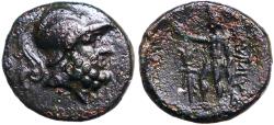 Ancient Coins - Pamphylia, Sillyon AE17 Ares