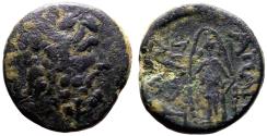 Ancient Coins - Phrygia, Apameia AE21 Zeus / Cult statue of Artemis Anaïtis