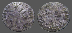World Coins - France, Lorraine.  Leopold I billon 18mm (12) Deniers.  1726