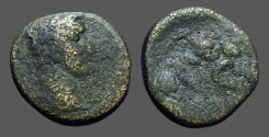 Ancient Coins - Antoninus Pius AE22, Antioch on Orontes, SC within wreath