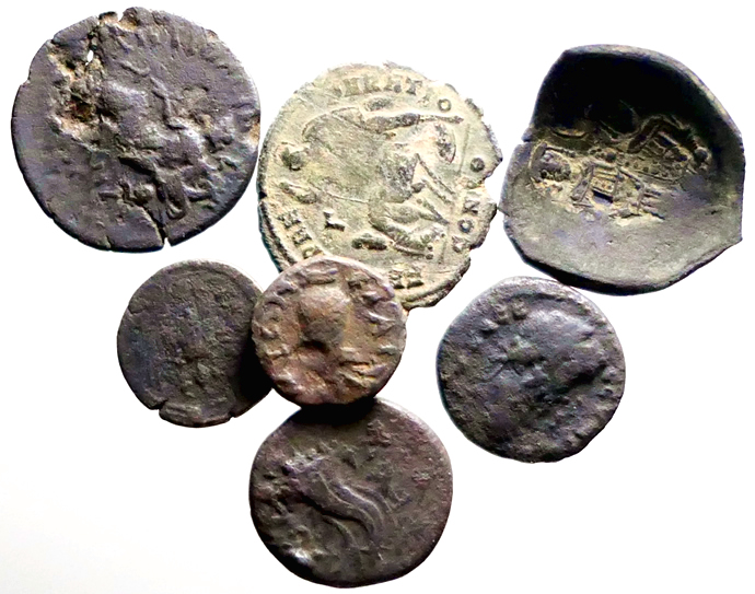 7 random ancient coins | Lots & Collections