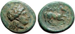 Ancient Coins - Troas, Gargara AE13 Apollo / Horse running