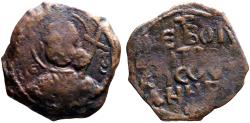 Ancient Coins - Tancred AE20 Follis.  Saint Peter.  Antioch