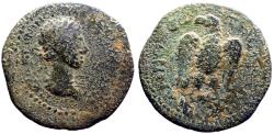 Ancient Coins - Elagabalus AE28 Antioch ad Cragum, Cilicia. Eagle