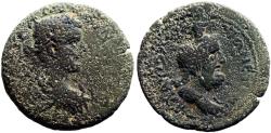 Ancient Coins - Elagabalus AE32 Cilicia, Flaviopolis. Sarapis
