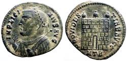 Ancient Coins - Licinius I AE18.5 Follis  Heraclea. Campgate