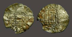 World Coins - Alfonso X AR Maravedi Prieto Castilia & Leon.