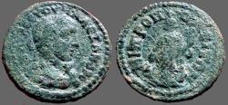 Ancient Coins - Severus Alexander AE22 Metropolis, Ionia.  Tyche