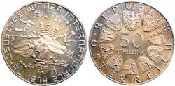 World Coins - Austria 1974  50 Schilling AR34